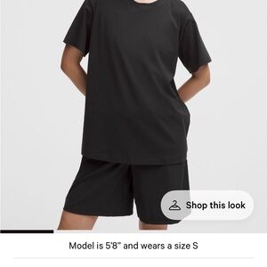 lululemon athletica Black Short Sleeve Tee